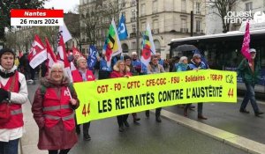 VIDEO. À Nantes, les retraités sont dans la rue pour faire valoir leurs droits