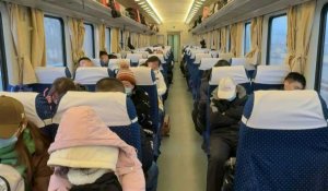 En Chine, des trains bondés pour les retrouvailles du Nouvel An lunaire