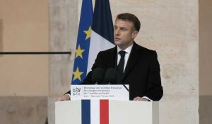 Hommage: "Toutes les vies se valent" dans les "déchirements" du Moyen-Orient (Macron)