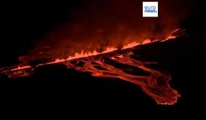 Islande : éruption volcanique, des jets de lave visibles depuis Reykjavik