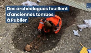 Un ancien cimetière fouillé par des archéologues