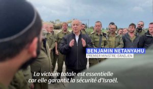 Gaza: Netanyahu veut "une victoire totale"