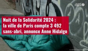 VIDÉO. Nuit de la Solidarité 2024 : la ville de Paris compte 3 492 sans-abri, annonce Anne Hidalgo