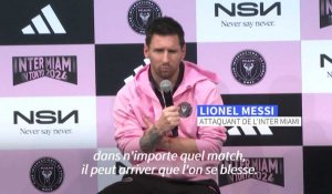 Football : Messi incertain pour le match contre Kobe au Japon