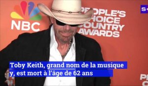 Toby Keith, grand nom de la musique country, est mort à l’âge de 62 ans