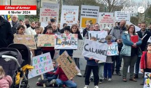 VIDÉO. Carte scolaire 2024 en Cotes-d’armor : 300 manifestants contre la fermeture des 45 classes