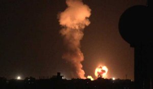 Des frappes aériennes touchent Rafah, près de la frontière égyptienne