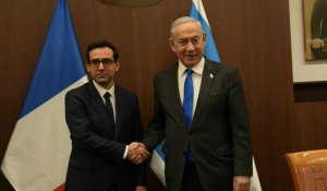 Stéphane Séjourné rencontre le Premier ministre israélien, Benjamin Netanyahu
