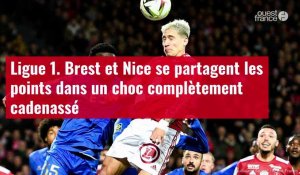 VIDÉO.Ligue 1. Brest et Nice se partagent les points dans un choc complètement cadenassé