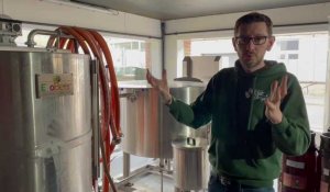 Sainte-Marie-Cappel : Marc Barbey présente la production de la bière à la brasserie de la Peene Becque