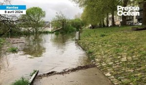 VIDÉO. Grandes marées : nouveaux débordements de la Loire à Nantes