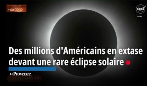 Du Mexique au Canada, des millions d'Américains admirent une rare éclipse totale