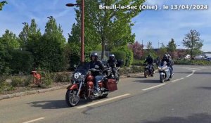 Les motards de l'Oise manifestent à Paris contre le futur contrôle technique