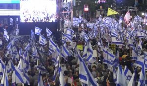 Israël: manifestation contre le gouvernement de Netanyahu à Tel-Aviv