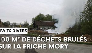 Un incendie s'est déclaré sur la friche Mory à Sedan