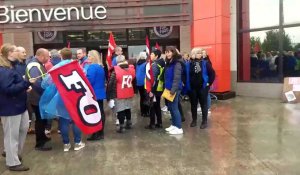 Aire-sur-la-Lys : grève à Carrefour