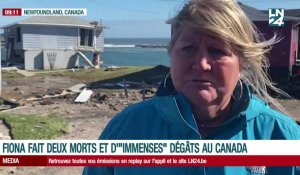 Fiona fait deux morts et d'immenses dégâts au Canada