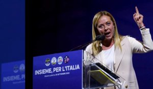 Italie: l'extrême-droite de Giorgia Meloni remporte les élections législatives 