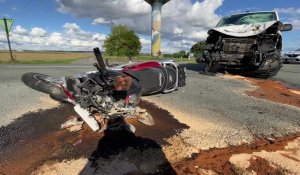 Maroeuil : un motard perd la vie dans un accident de la route