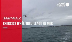 VIDÉO. À quelques semaines de la Route du Rhum, les secours en exercice dans la baie de Saint-Malo