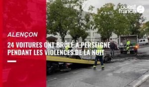 VIDÉO. Vingt-quatre voitures ont brûlé à Alençon dans les violences urbaines
