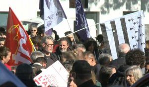Nantes : rassemblement avant le départ de la manifestation pour les salaires et les retraites