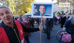 VIDÉO. Cheminots, électriciens, médico-sociaux… Ils manifestent pour leur salaire dans les rues de Nantes