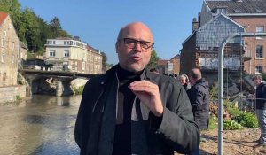 L'ingénieur civil Vincent Servais explique comment les ponts ont été repensés à Verviers