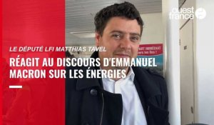 VIDÉO. Matthias Tavel, député, à propos des annonces d'Emmanuel Macron sur les énergies renouvelables : « On ne peut être satisfait »