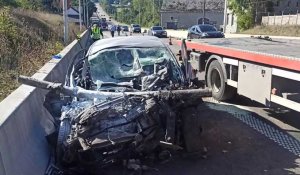 Ciney: accident mortel sur la N4 à Pessoux