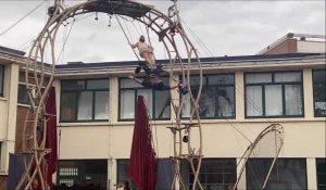 Hazebrouck ville ouverte: haute voltige à l'école Ferdinand-Buisson