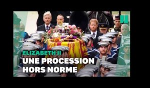 Funérailles d'Elizabeth II : revivez la procession du cercueil