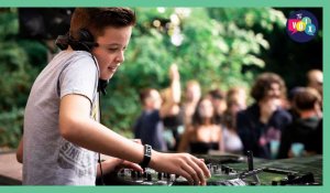 À seulement 13 ans, le DJ Liam C a enflammé le festival Le Jardin électronique