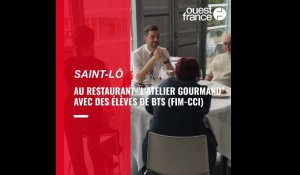 VIDÉO. L'Atelier gourmand, le restaurant d'application où les élèves apprennent la cuisine et le service à Saint-Lô