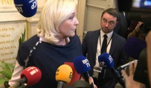 Décision du bureau de l'Assemblée: "on s'éloigne de la liberté d'expression" (Marine Le Pen)