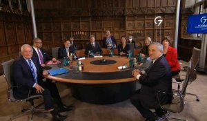 Images de l'ouverture de la session de travail du G7 à Münster, en Allemagne