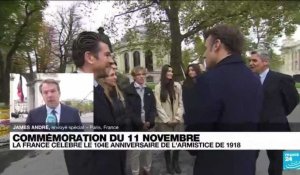 Commémoration du 11-Novembre : la France célèbre le 104e anniversaire de l'Armistice de 1918