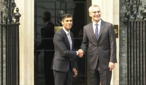 Le Premier ministre britannique accueille le secrétaire général de l'Otan à Downing Street