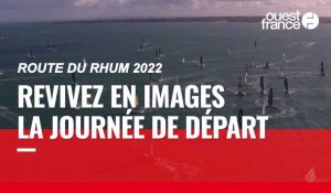 VIDÉO. Route du Rhum 2022 : revivez en images les temps forts de cette journée de départ