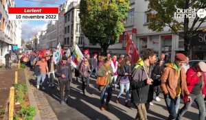 VIDÉO. Lorient. 300 manifestants pour une hausse des salaires et des pensions