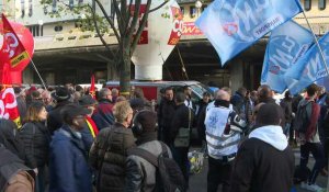 "Ce qui manque, c'est 300€ par mois": manifestation des syndicats RATP à Paris