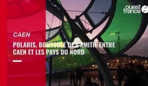 VIDEO. L'œuvre monumentale Polaris inaugurée sur la Presqu'île de Caen