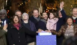 Coup d'envoi des illuminations de Noël sur les Champs-Elysées