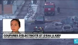 Ukraine : coupures d'électricité et d'eau à Kiev après des frappes russes