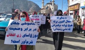 Afghanistan: une quinzaine de femmes manifestent à Kaboul