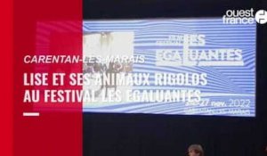 VIDEO. Festival de cinéma à Carentan-les-Marais : Lise et ses animaux rigolos aux Egaluantes