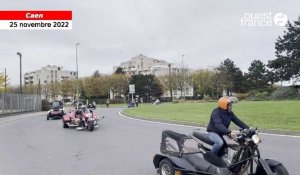 VIDÉO. Un millier de motards en colère défile contre le contrôle technique obligatoire à Caen