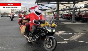 Des dizaines de Pères Noël à moto pour soutenir l’hôpital de Cholet