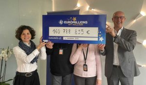 Euromillions : un habitant du Pas-de-Calais remporte un jackpot de plus de 160 millions d’euros