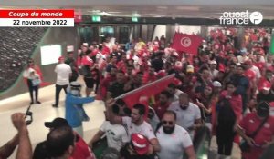 VIDÉO. Coupe du monde. La marée rouge tunisienne déferle sur Doha avant Tunisie - Danemark